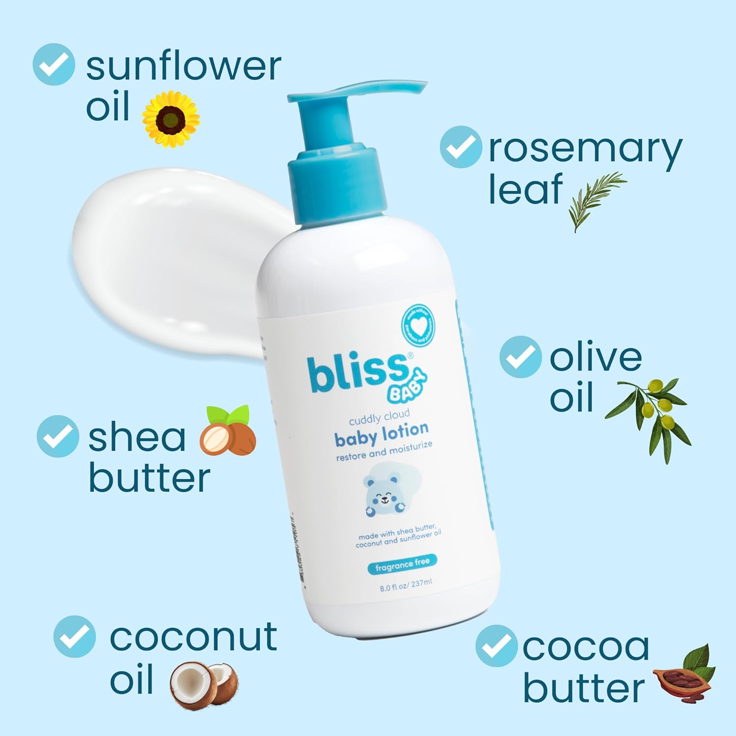 Bliss Baby Cuddly Cloud Baby Lotion